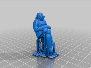 Bernie Mitaines pre supported 3d print model - Mito3D