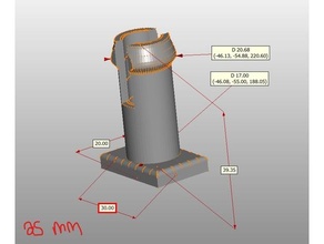 solder spool holder 20x20 sigma electronics 3d print model - Mito3D