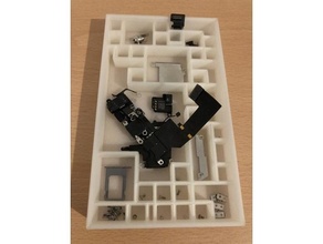 iphone 5s disassembly mat mobile phone teardown 3d print model - Mito3D