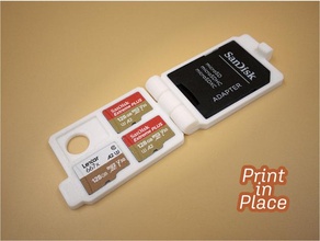 mínimo sd cartão carteira Câmera 3d impressora dji mavic mini zangão ender 3 gopro micro suporte fotografia 3d print model - Mito3D