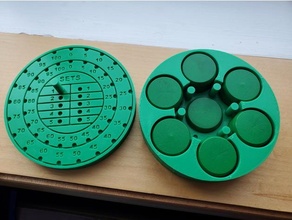 crokinole disc box remix games 3d print model - Mito3D