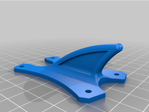 cereza aguante aleta tiburón vehiculos fpv 3d print model - Mito3D
