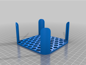 coaster holder square coasters kitchen & dining 3d print model - Mito3D