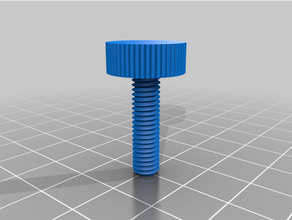 ndelschraube knurled screw 3d print model - Mito3D