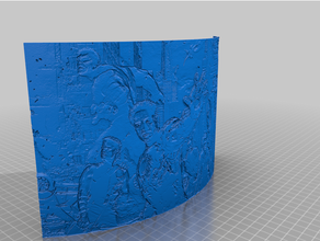 litofania Vendicatori pi portalampada 3d stampa creativity3d 3d print model - Mito3D