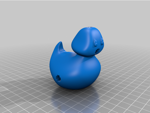 noia mascotte playset giocattoli Giochi personalizzabile anatra gomma cancellare 3d print model - Mito3D