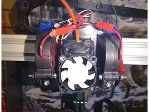 tevo tarantula carriage e3dv6 bltouch plate 3d printer parts 3d print model - Mito3D
