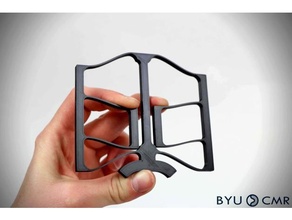 large-displacement linear-motion mechanisms engineering 3d printing byu byucmr compliant mechanism displacement linear motion 3d print model - Mito3D