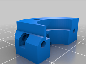 e3d v6 clamp mount eryone thinker fan extension 5015 3d printer parts 3d print model - Mito3D