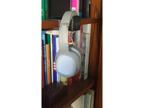 headphone hanger electronics headphones holder headset 3d print model - Mito3D