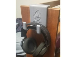 headphones headphone holder hook 3d print model - Mito3D
