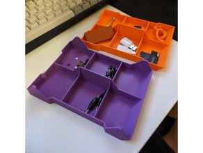 apilable bandejas caja v4 contenedores cajas envase bandeja 3d print model - Mito3D