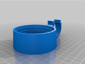 mason jar clamp decor 3d print model - Mito3D