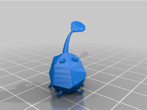Roche pikmin clé bague créatures 3 3d print model - Mito3D