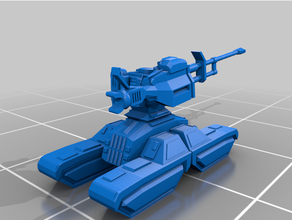 gms everest tank pattern - lancer rpg toys & games mech miniature 3d print model - Mito3D
