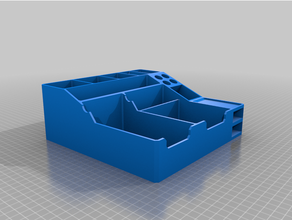 escritorio organizador 3d impresión lápiz soporte 3d print model - Mito3D