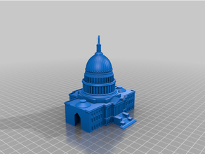 capital 3d impressão 3d print model - Mito3D