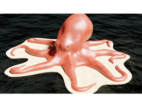 octopus sculpture sculptures animal marine ocean sea sealife 3d print model - Mito3D