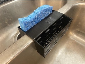 sponge caddy kitchen kitchenware sink tool 3d print model - Mito3D