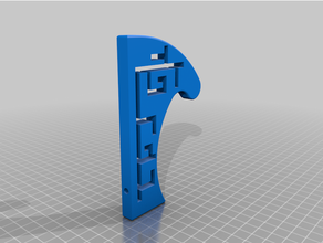 Schwert Mauer montieren 3d Drucken Aufhänger 3d print model - Mito3D