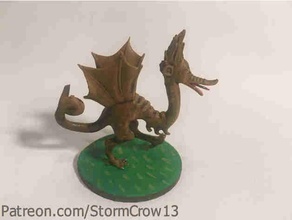 know dragon guess medieval manuscript games dnd miniature dungeons dragons mini 28mm 3d print model - Mito3D