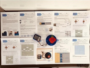 teknoloji kolej ayçiçeği Otomatik mühendislik 9g servo Ardublock arduino uno koru 3d print model - Mito3D