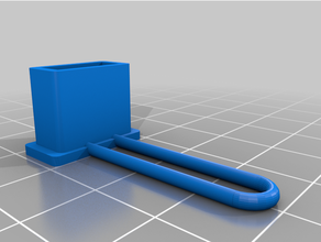 usb-a cap flexible retainer strap - tpu 3d print model - Mito3D