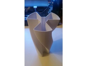 vano hora florero 4 contenedores flor espiralizado espiral floreros 3d print model - Mito3D