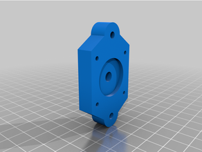 nema 14 bracket mount flat surfaces 3d printer parts 3d print model - Mito3D