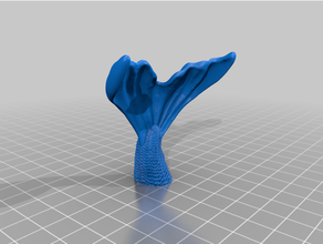 cola sirena sculptures mar 3d print model - Mito3D