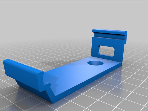 coberta montagem grampo 2 versões gato deck riacho monte 3D print model - Mito3D
