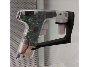 pipettatore parete staffa 3d stampa laboratorio pipetta titolare supporto 3d print model - Mito3D