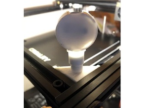 g4 led spot ender 5 3d printer accessories corner holder creality pro fitting lamp light mount real filament 3d print model - Mito3D