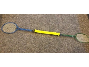 darth maul lightsaber badminton racket handles sport & outdoors hilt sports starwars star wars 3d print model - Mito3D