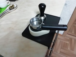 tamper stand gaggia viva saeco poemia kitchen & dining coffee 3d print model - Mito3D