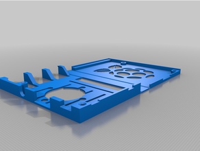pieghevole Astuccio guaina lampone pi 3b 3d stampa fan piega 3 3d print model - Mito3D