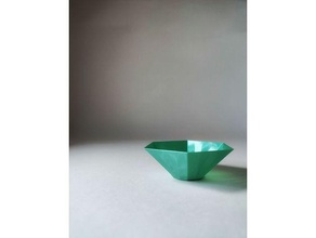 geometric bowl decor 3d print model - Mito3D