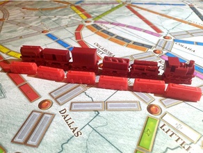 boleto paseo trenes juguete juego accesorios 3d print model - Mito3D