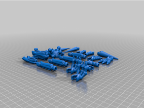 yılan kanatlar vücut baş 3d baskı 3d print model - Mito3D
