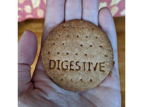digestif biscuit coupeur timbre cuisine manger 3d print model - Mito3D