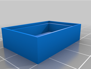 scatola single pulsante elettronica 3d print model - Mito3D