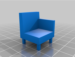 lounge model furniture 3d print model - Mito3D