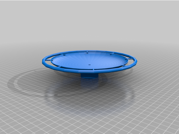 Teller Terrasse Tabelle Vogel Feeder draussen Garten Vogelfütterer 3D print model - Mito3D