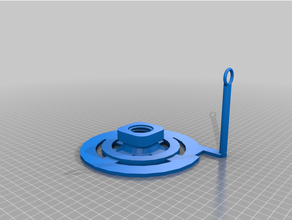 3d penna filamento bobina titolare supporto 3d print model - Mito3D