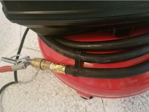 air compressor hose clip parts clamp connector 3d print model - Mito3D