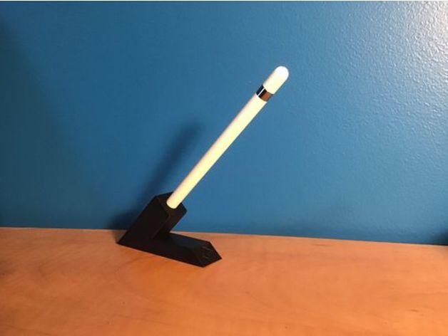 Apfel Stift Halter Unterstützung Haushalt Bleistift Stand Nützlichkeit 3D print model - Mito3D