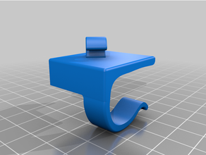 nightstand cable clip electronics holder management 3d print model - Mito3D