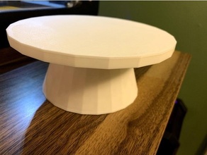 piccolo girare tavolo arte utensili pittura giradischi 3d print model - Mito3D