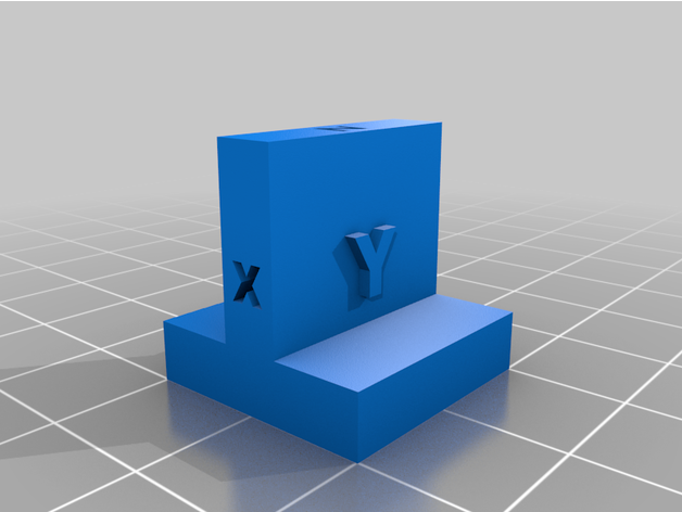 20mm calibrazione 3d stampa test cubo stampante 3D print model - Mito3D