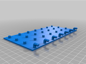 pegboard tezgah Dremel bit depolama araç sahipleri kutuları Aksesuarlar binmek 3d print model - Mito3D